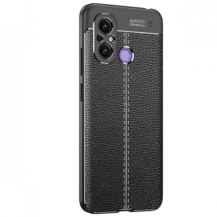 Newface Xiaomi Redmi 12C Kılıf Auto Focus Kapak - Siyah