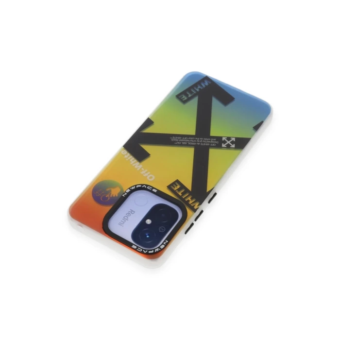 Newface Xiaomi Redmi 12C Kılıf Estoril Desenli Kapak