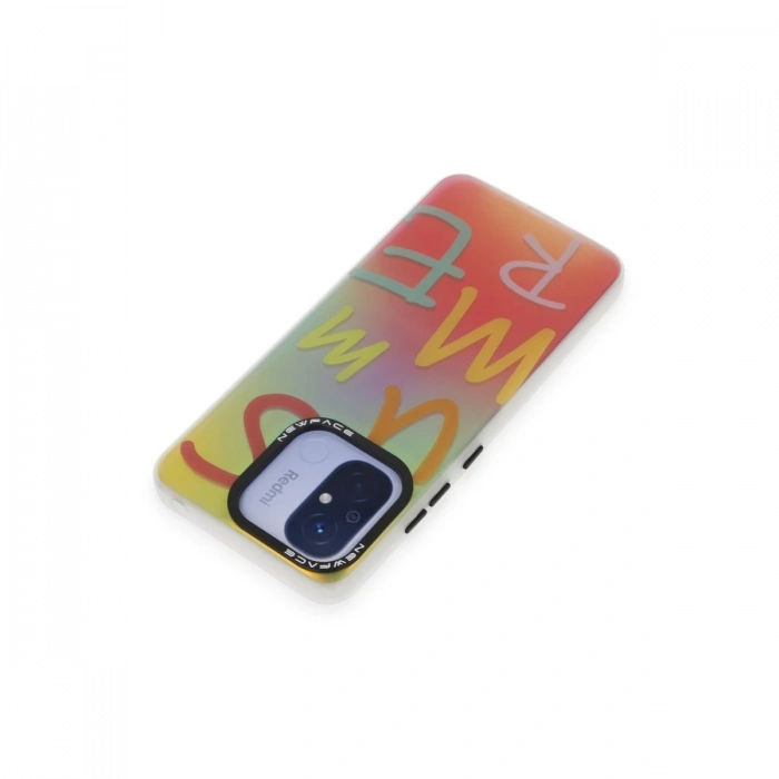 Newface Xiaomi Redmi 12C Kılıf Estoril Desenli Kapak