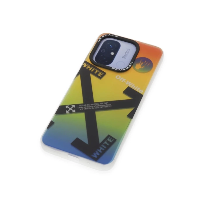 Newface Xiaomi Redmi 12C Kılıf Estoril Desenli Kapak
