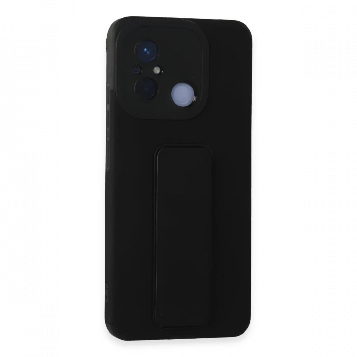 Newface Xiaomi Redmi 12C Kılıf Mega Standlı Silikon