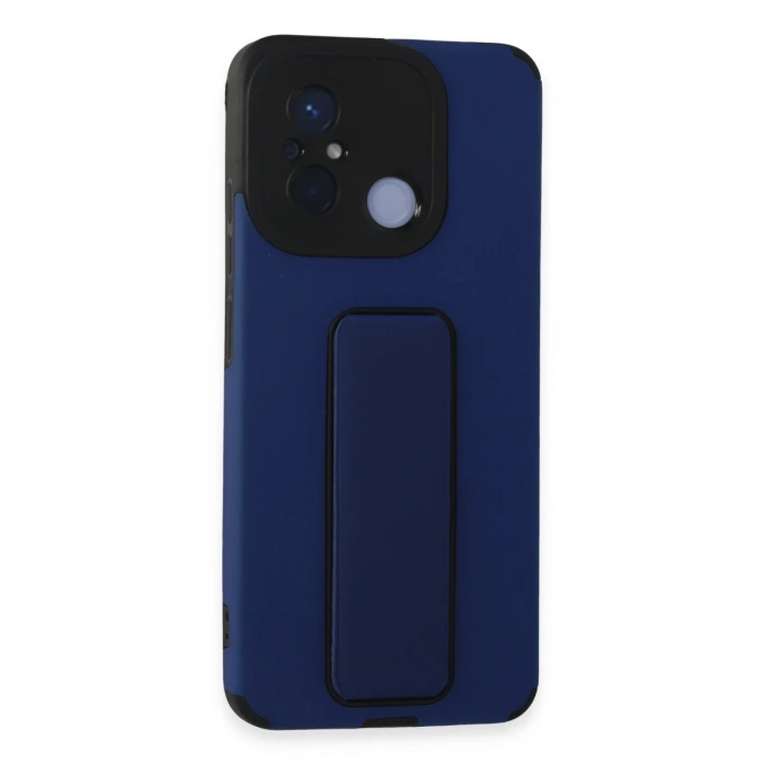 Newface Xiaomi Redmi 12C Kılıf Mega Standlı Silikon