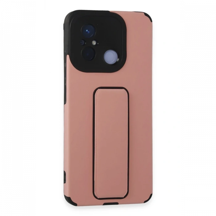 Newface Xiaomi Redmi 12C Kılıf Mega Standlı Silikon
