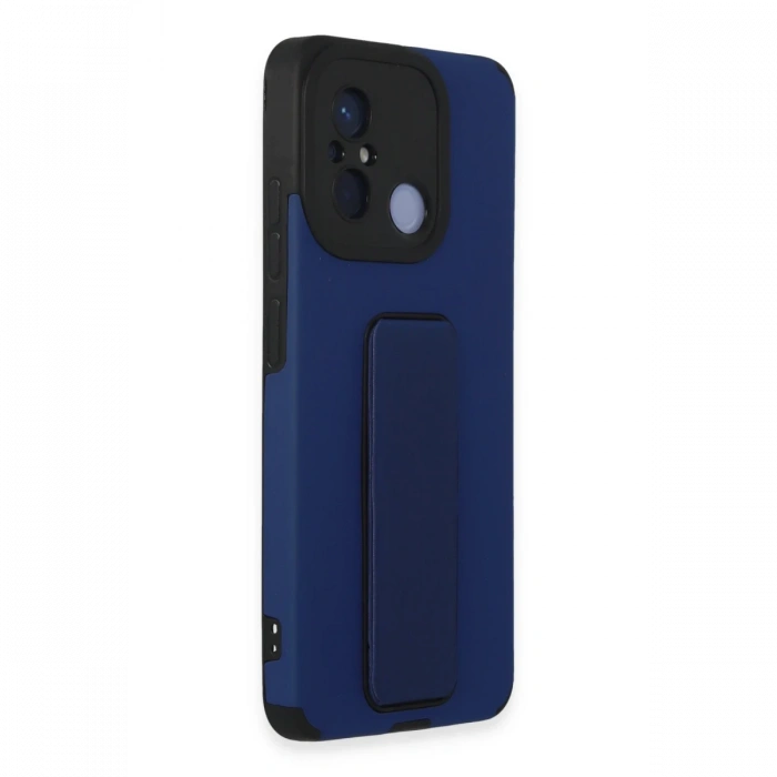 Newface Xiaomi Redmi 12C Kılıf Mega Standlı Silikon