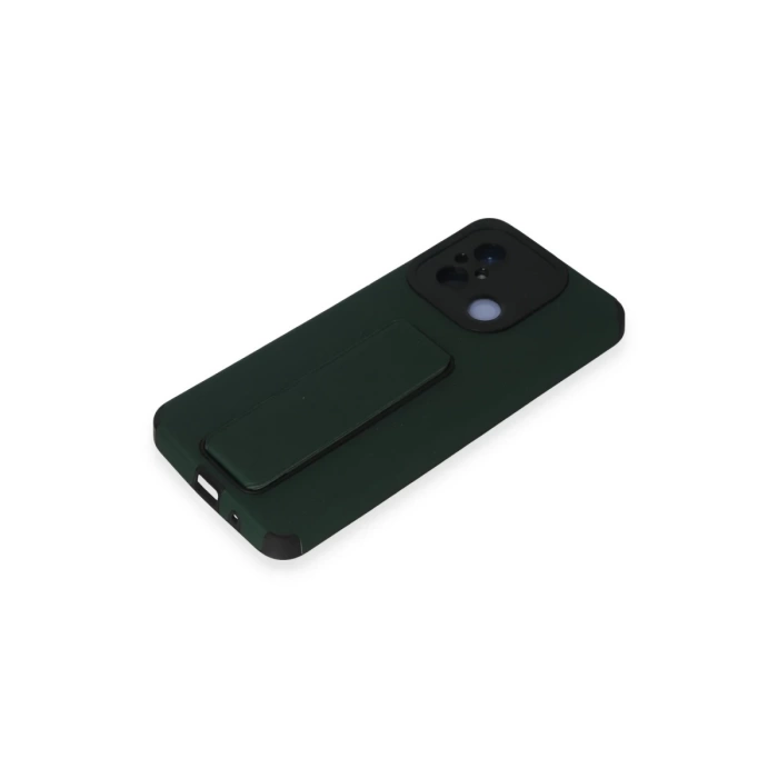 Newface Xiaomi Redmi 12C Kılıf Mega Standlı Silikon
