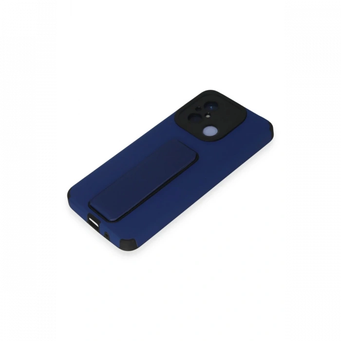 Newface Xiaomi Redmi 12C Kılıf Mega Standlı Silikon