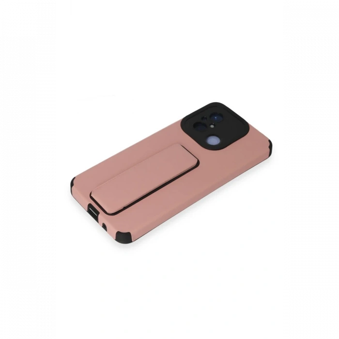 Newface Xiaomi Redmi 12C Kılıf Mega Standlı Silikon