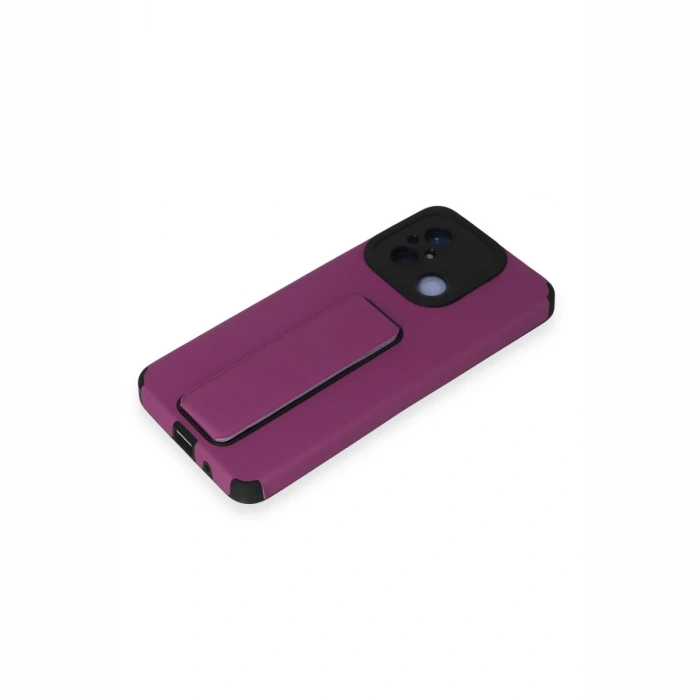 Newface Xiaomi Redmi 12C Kılıf Mega Standlı Silikon