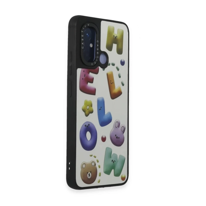 Newface Xiaomi Redmi 12C Kılıf Mirror Desenli Kapak
