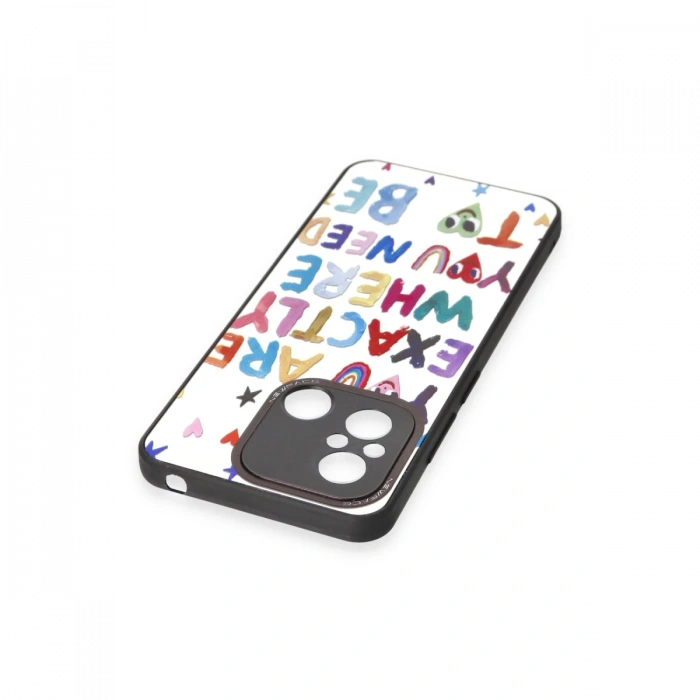 Newface Xiaomi Redmi 12C Kılıf Mirror Desenli Kapak