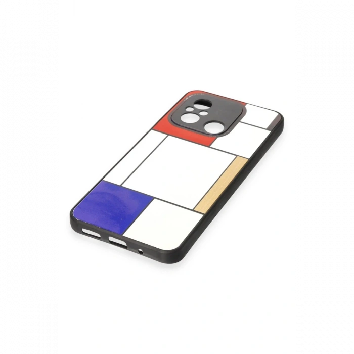 Newface Xiaomi Redmi 12C Kılıf Mirror Desenli Kapak