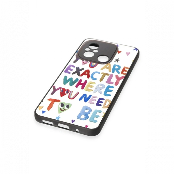 Newface Xiaomi Redmi 12C Kılıf Mirror Desenli Kapak
