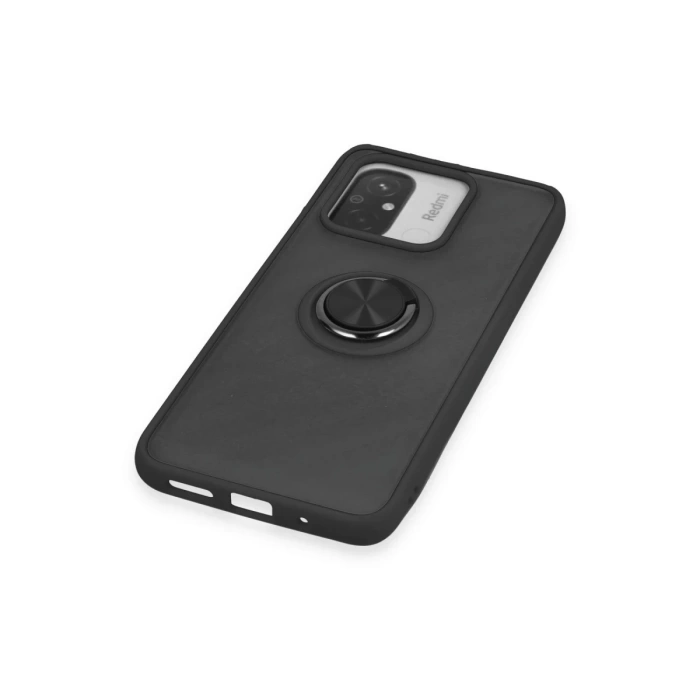 Newface Xiaomi Redmi 12C Kılıf Montreal Yüzüklü Silikon Kapak
