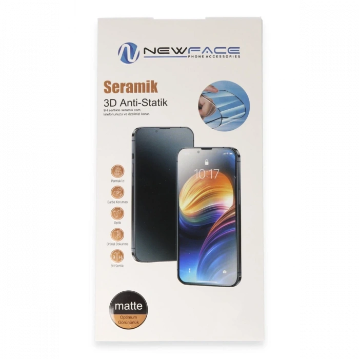 Newface Xiaomi Redmi 13 4G 3D Antistatik Mat Seramik Nano Ekran Koruyucu