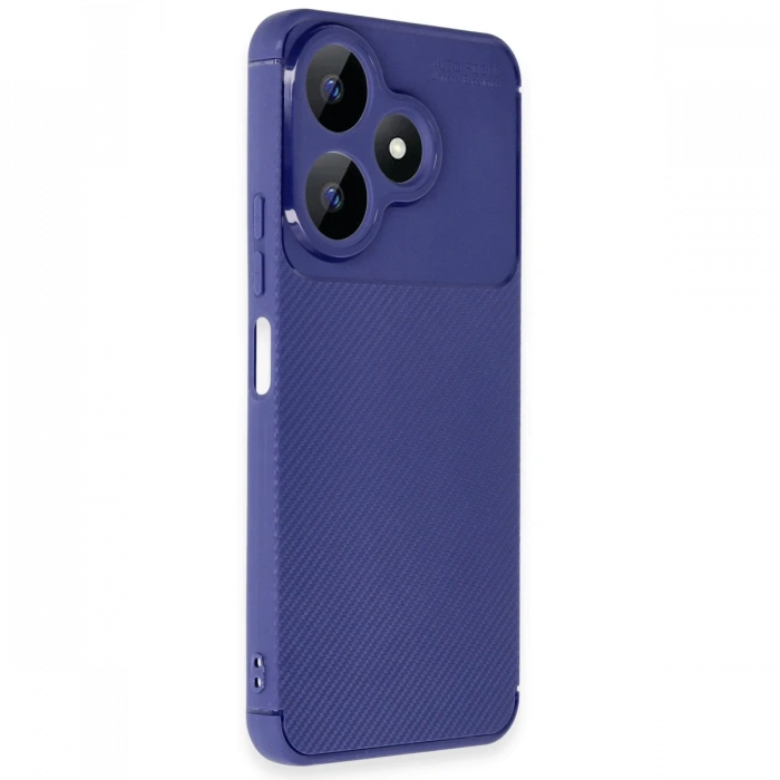 Newface Xiaomi Redmi 13 4G Kılıf Auto Focus Karbon Kapak - Lacivert