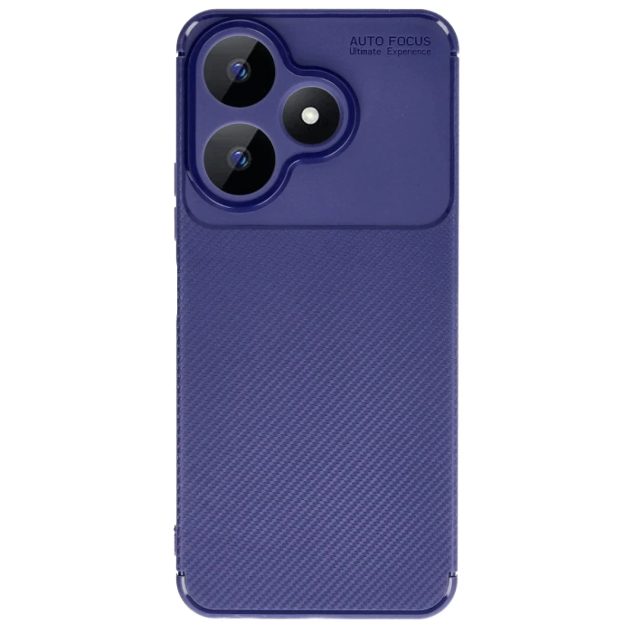 Newface Xiaomi Redmi 13 4G Kılıf Auto Focus Karbon Kapak - Lacivert
