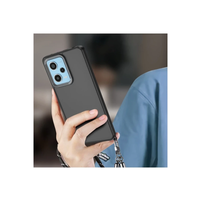 Newface Xiaomi Redmi 13 4G Kılıf Elegant Kapak - Siyah