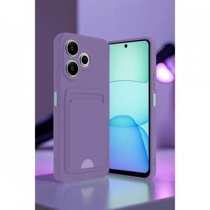 Xiaomi Redmi 13 4G Kılıf Kelvin Kartvizitli Silikon