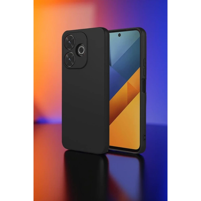 Newface Xiaomi Redmi 13 4G Kılıf Nano içi Kadife Silikon - Lacivert