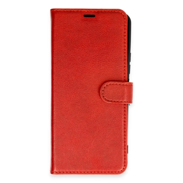 Newface Xiaomi Redmi 13 4G Kılıf Trend S Plus Kapaklı Kılıf - Kırmızı