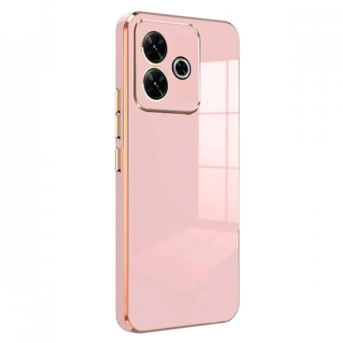 Newface Xiaomi Redmi 13 4G Kılıf Volet Silikon - Pembe