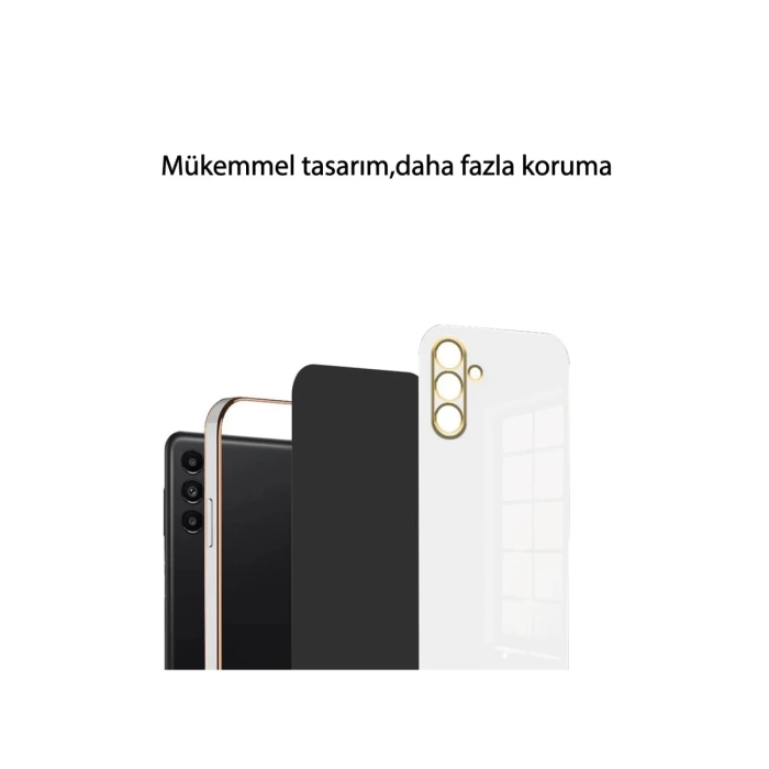 Newface Xiaomi Redmi 13 4G Kılıf Volet Silikon - Siyah