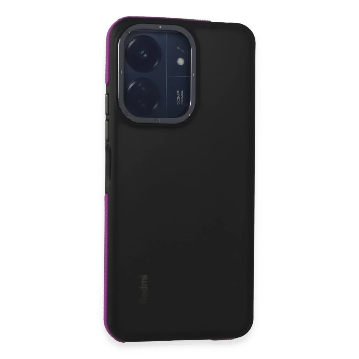 Newface Xiaomi Redmi 13C Harvel Kapak - Derin Mor