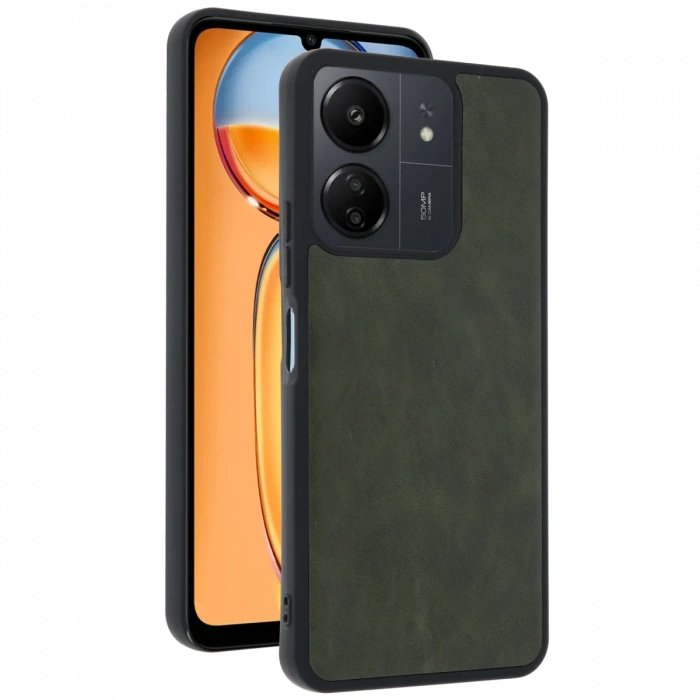 Newface Xiaomi Redmi 13C Kılıf Aras Deri Kapak
