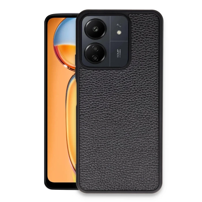 Newface Xiaomi Redmi 13C Kılıf Aras Deri Kapak