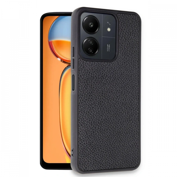 Newface Xiaomi Redmi 13C Kılıf Aras Deri Kapak