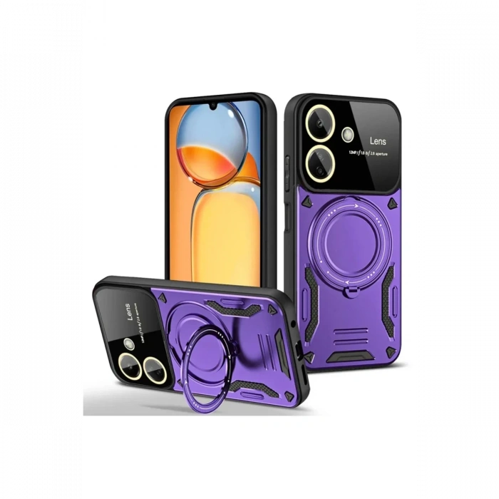 Newface Xiaomi Redmi 13C Kılıf Joy Lens Standlı Kapak