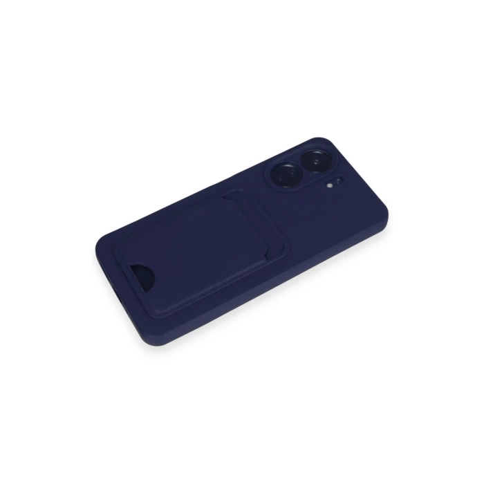 Newface Xiaomi Redmi 13C Kılıf Kelvin Kartvizitli Silikon - Lacivert