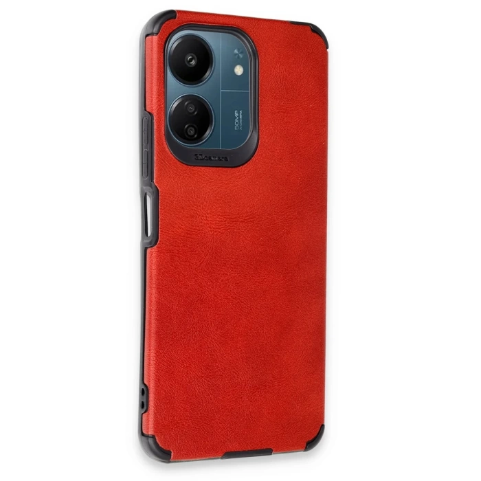 Newface Xiaomi Redmi 13C Kılıf Loop Deri Silikon