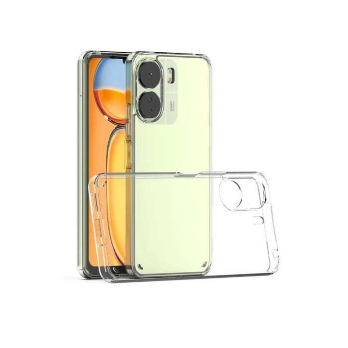 Newface Xiaomi Redmi 13C Kılıf Lüx Şeffaf Silikon