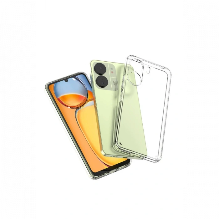 Newface Xiaomi Redmi 13C Kılıf Lüx Şeffaf Silikon