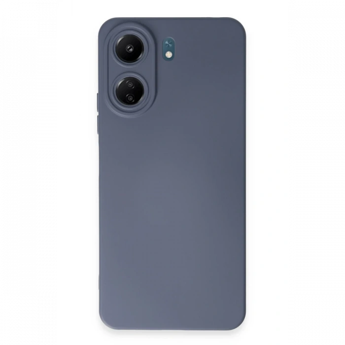 Newface Xiaomi Redmi 13C Kılıf Nano içi Kadife Silikon - Gri