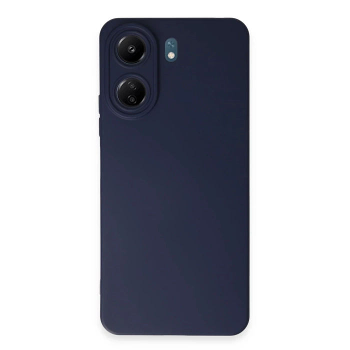 Newface Xiaomi Redmi 13C Kılıf Nano içi Kadife Silikon - Lacivert