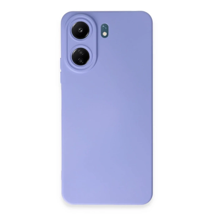 Newface Xiaomi Redmi 13C Kılıf Nano içi Kadife Silikon - Lila