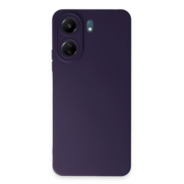 Newface Xiaomi Redmi 13C Kılıf Nano içi Kadife Silikon - Mor