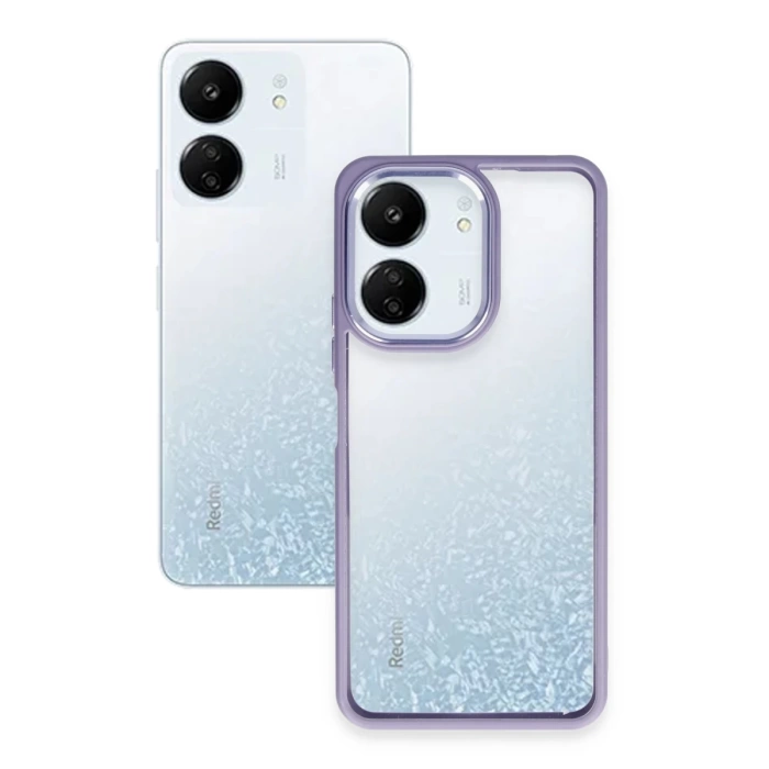 Newface Xiaomi Redmi 13C Kılıf Power Silikon - Sierra Blue