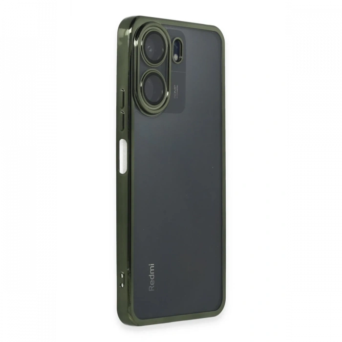 Newface Xiaomi Redmi 13C Kılıf Razer Lensli Silikon