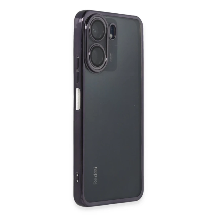 Newface Xiaomi Redmi 13C Kılıf Razer Lensli Silikon
