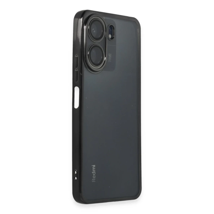Newface Xiaomi Redmi 13C Kılıf Razer Lensli Silikon