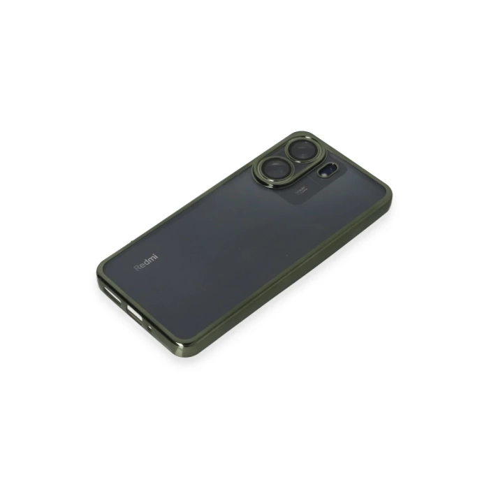 Newface Xiaomi Redmi 13C Kılıf Razer Lensli Silikon