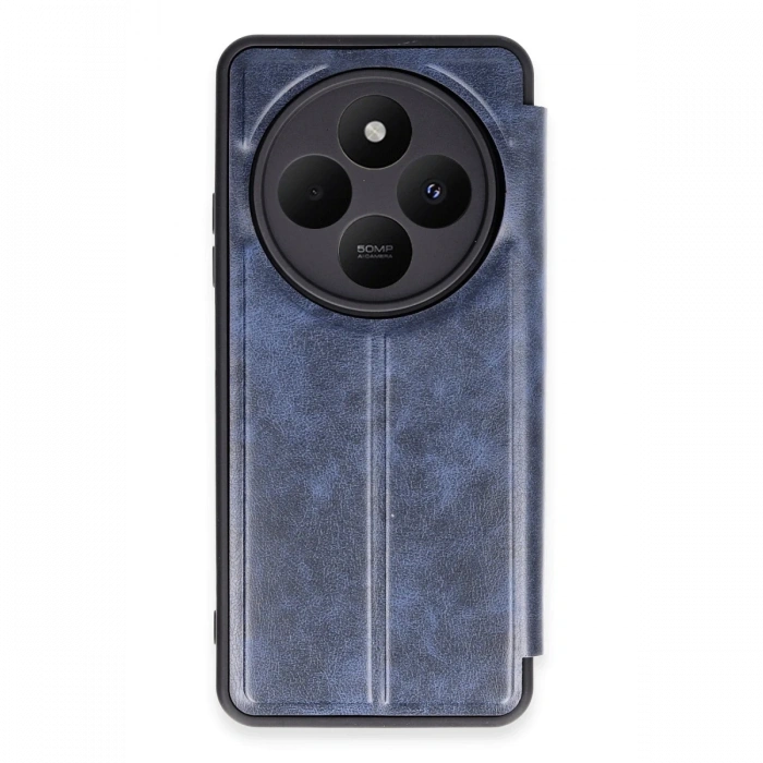 Newface Xiaomi Redmi 14C Kılıf Flip Cover - Lacivert