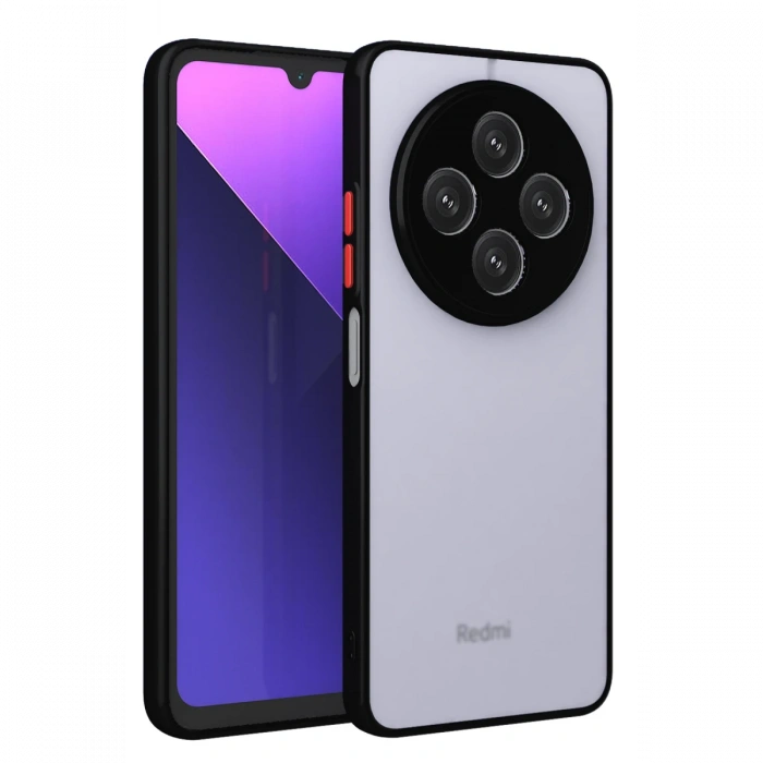 Newface Xiaomi Redmi 14C Kılıf Montreal Silikon Kapak - Siyah