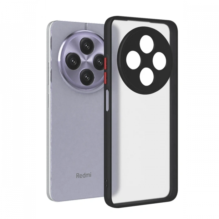 Newface Xiaomi Redmi 14C Kılıf Montreal Silikon Kapak - Siyah