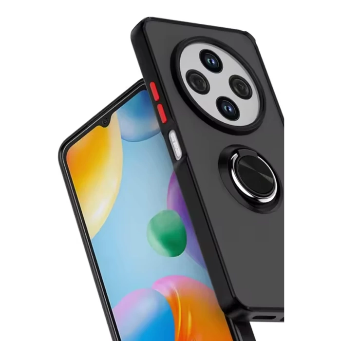 Newface Xiaomi Redmi 14C Kılıf Montreal Yüzüklü Silikon Kapak