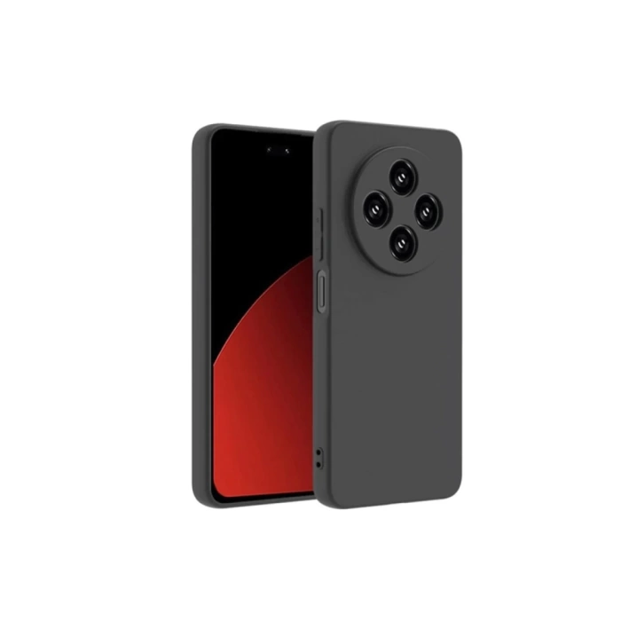 Newface Xiaomi Redmi 14C Kılıf Nano içi Kadife Silikon - Siyah
