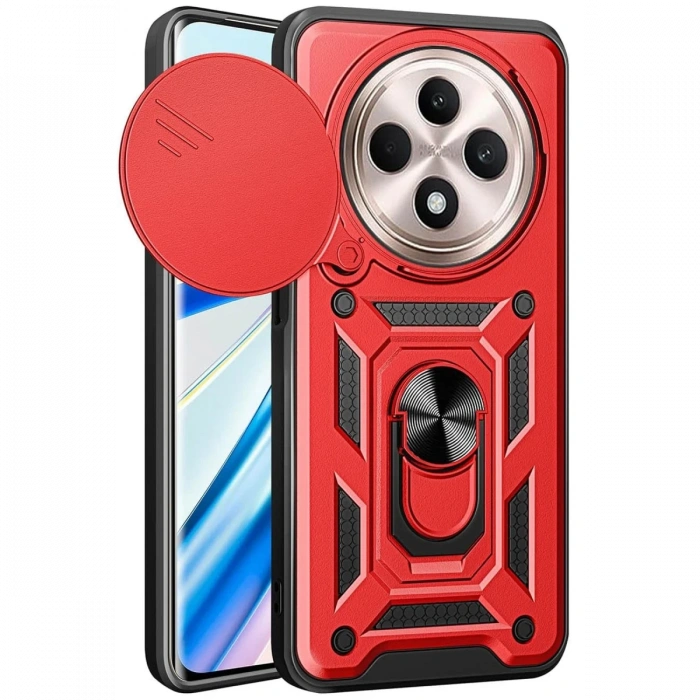 Newface Xiaomi Redmi 14C Kılıf Pars Lens Yüzüklü Silikon